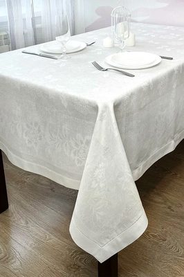 Скатерть 150х250см, жаккард, отбельная, "Елена", 100л, шт